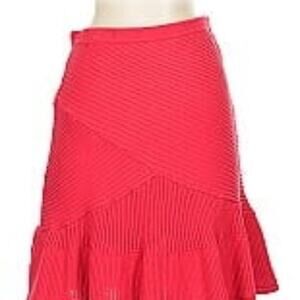 Rachel Roy Red Knit Skirt -- Small